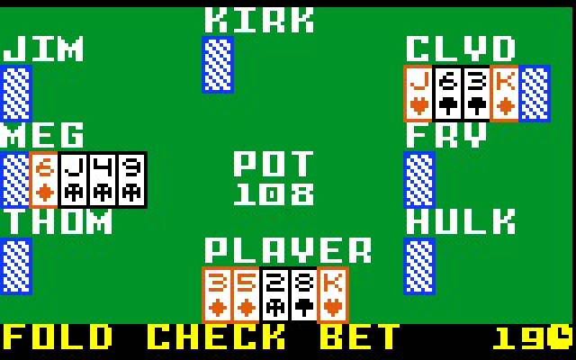 FujiNet network poker concept